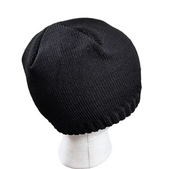 Burton Beanie Unisex Small Black Knit Skiing Snowboarding Retro Hat - Picture 4 of 7
